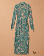 Electric Tides Maxi Dress